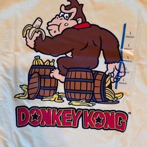 Unisex t-shirt, Nintendo Light Yellow Donkey Kong Shirt.